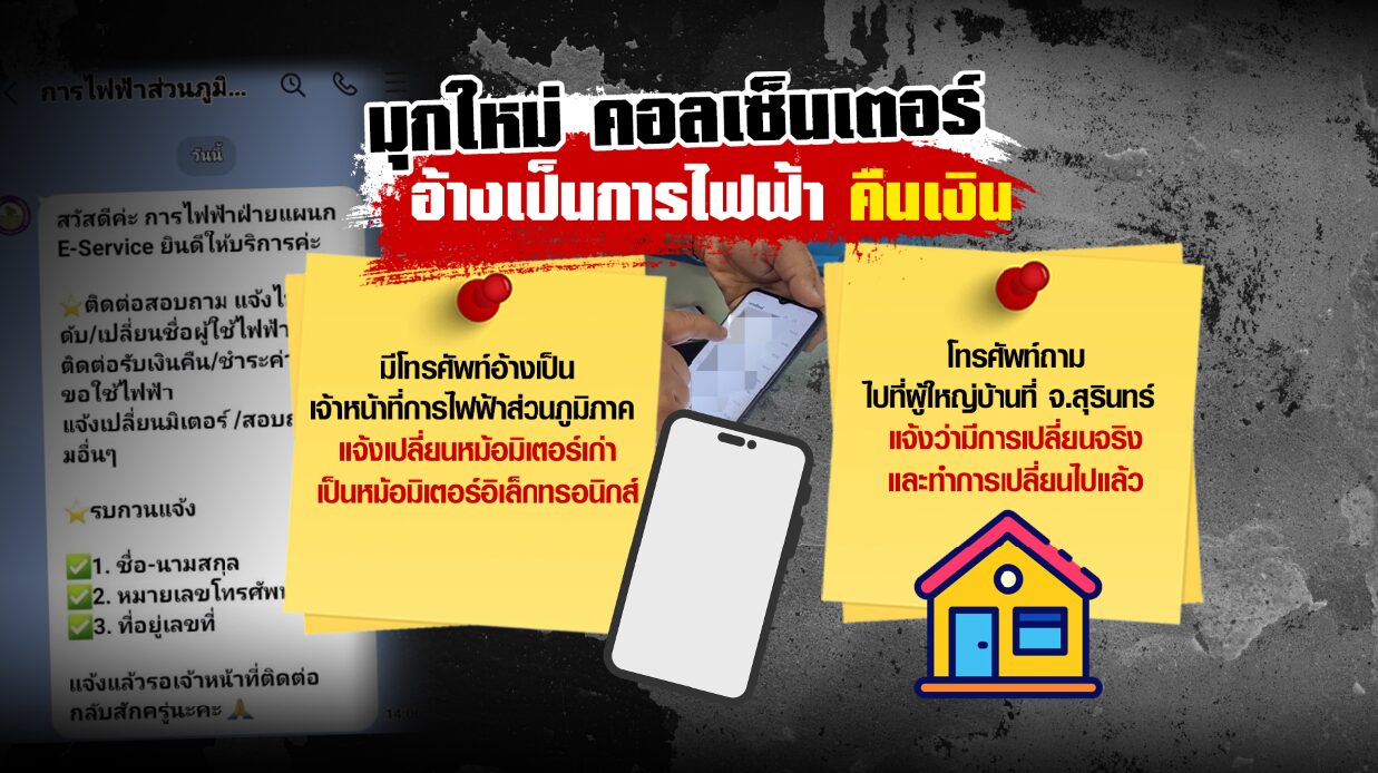 แอปดูดเงินแก๊งคอลเซ็นเตอร์