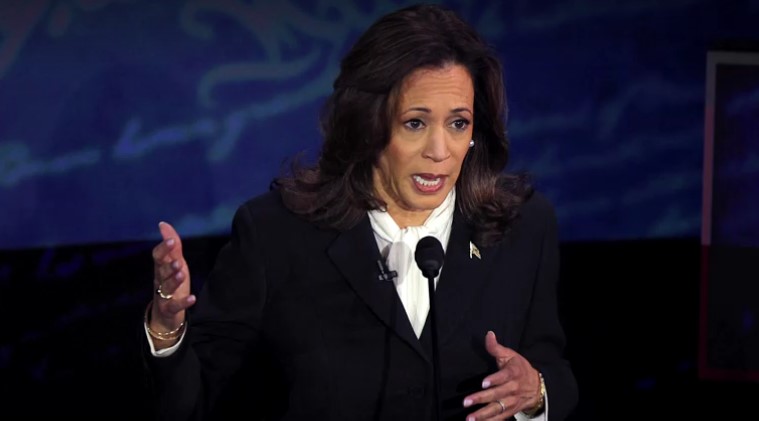 Kamala Harris in US Presidential debate