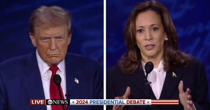 Harris and Trump in fiery debate