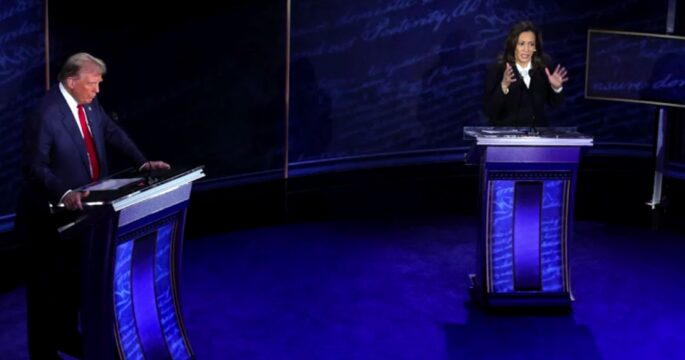 Trump and Harris in first US Presidential debate