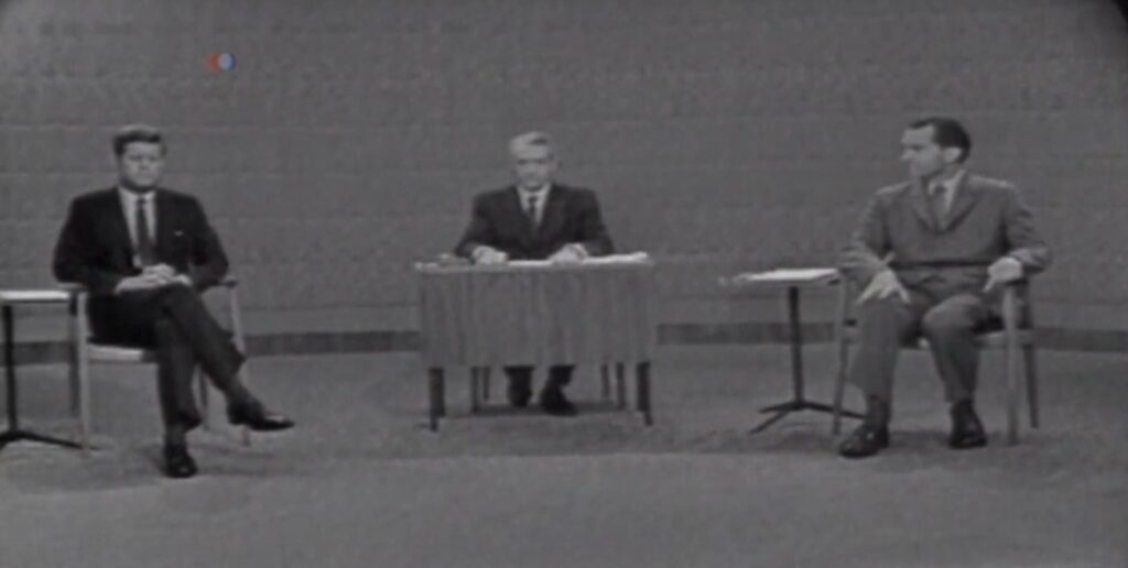 John F Kennedy and Richard Nickson debate