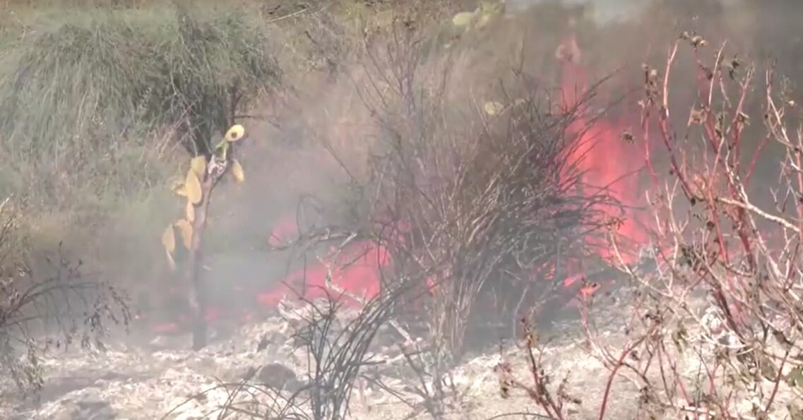 Fire in central Israel after missile fired from Yemen