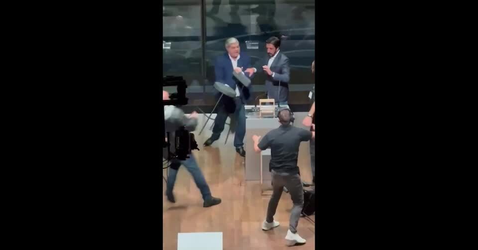 Sao Paulo mayoral candidate throws chair at opponent during debate