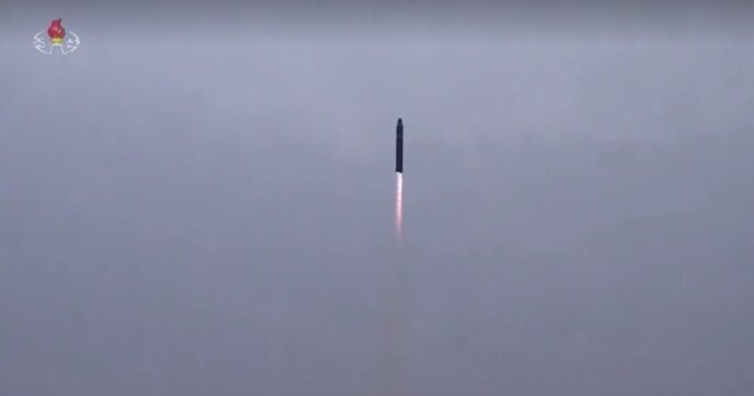 North Korea launches missile