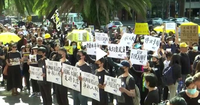 protest in Hong Kong 2019