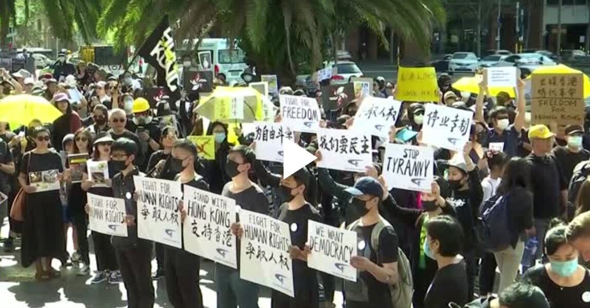 protest in Hong Kong 2019