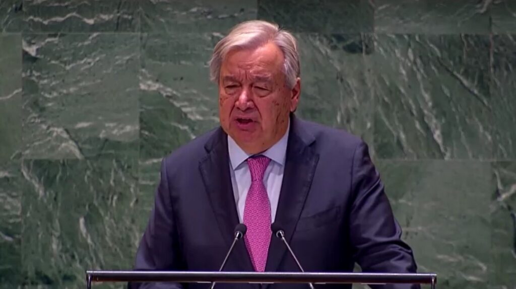 Antonio Guterres kicked off the Summit of the Future