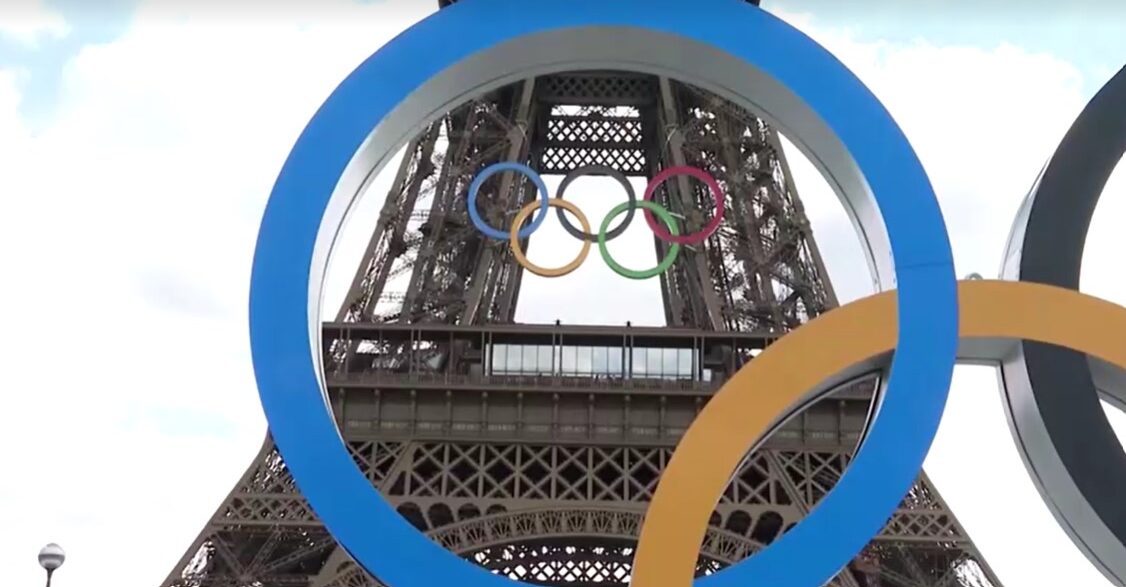 Olympic logo in Paris