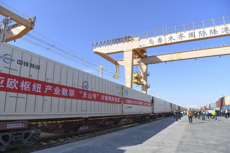 cool supply chain train from Urumqi