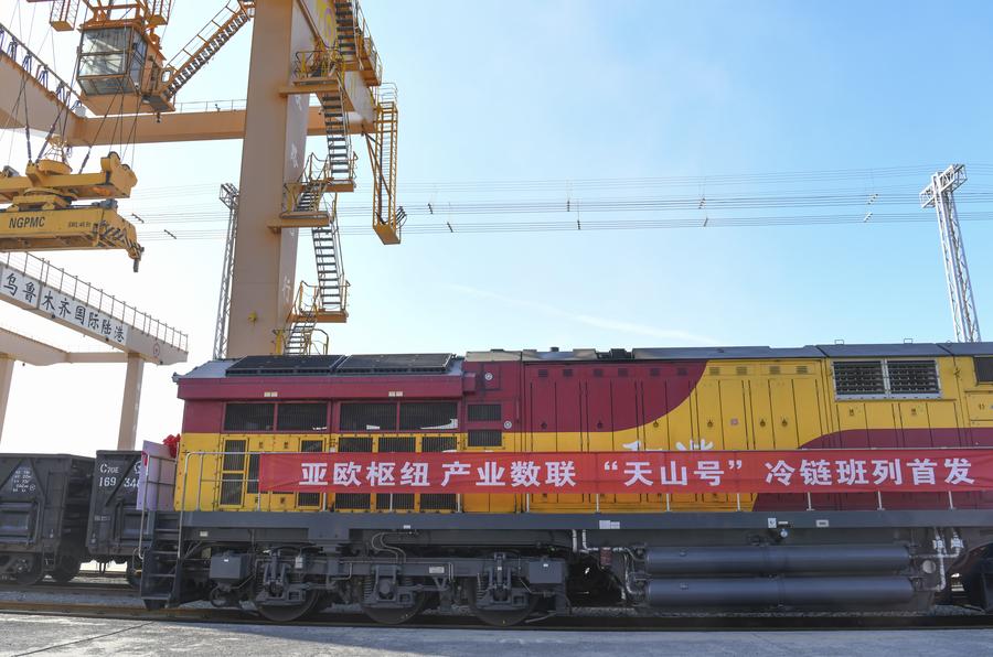 cool supply chain train from Urumqi