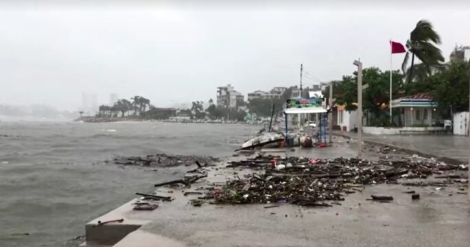 hurricane John comes back to life, lashing Mexico's Pacific coast