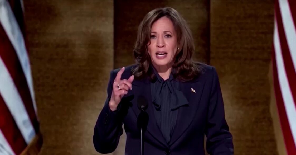 Kamala Harris in Democrat National Convention