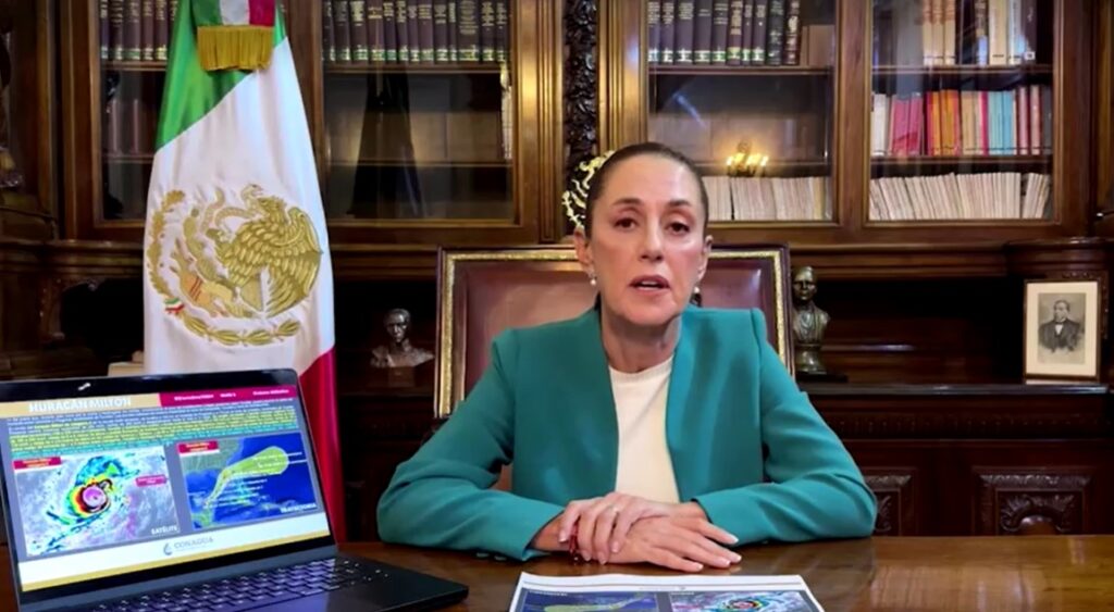 Mexican President Claudia Sheinbaum addressed the nation