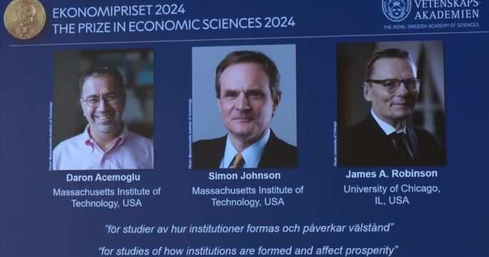 2024 Nobel economics prize laureates