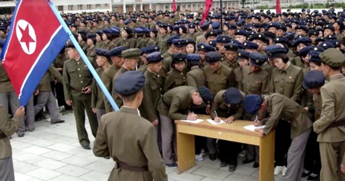 North Korea says 1.4 million young people joined the army this week