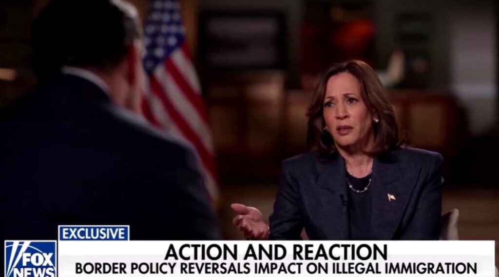 Harris in combative Fox interview with Bret Baier