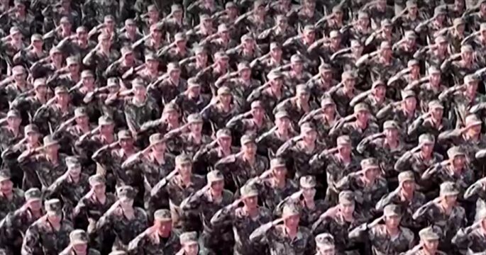 North Korea soldiers