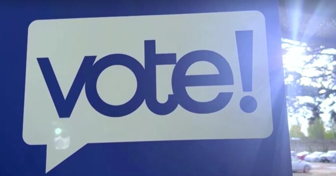 vote sign