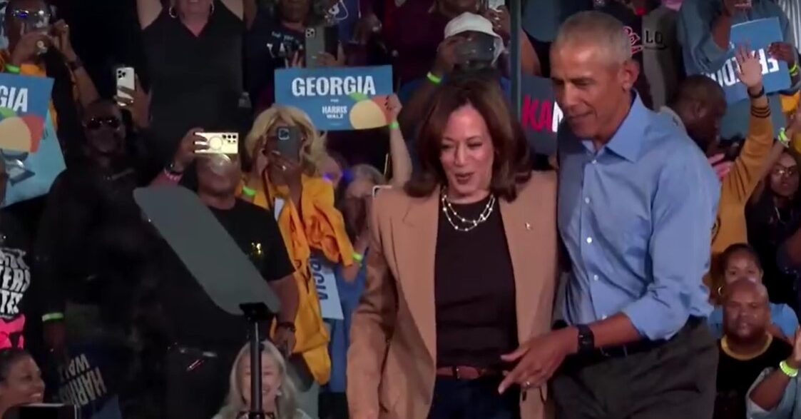 Barack Obama in Harris rally