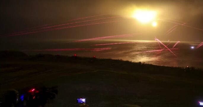 Taiwan's military staged nighttime live fire drills on the Penghu islands on Thursday (October 24),