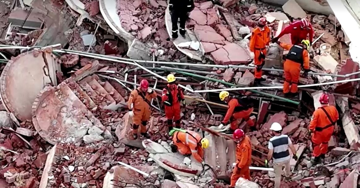 hotel collapsed in Argentina