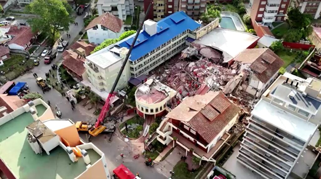 hotel collapsed in Argentina longshot