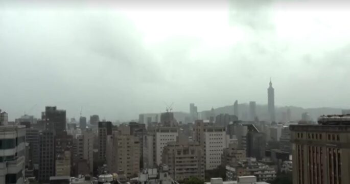 Taiwanese stay alert as Typhoon Kong-rey inches closer