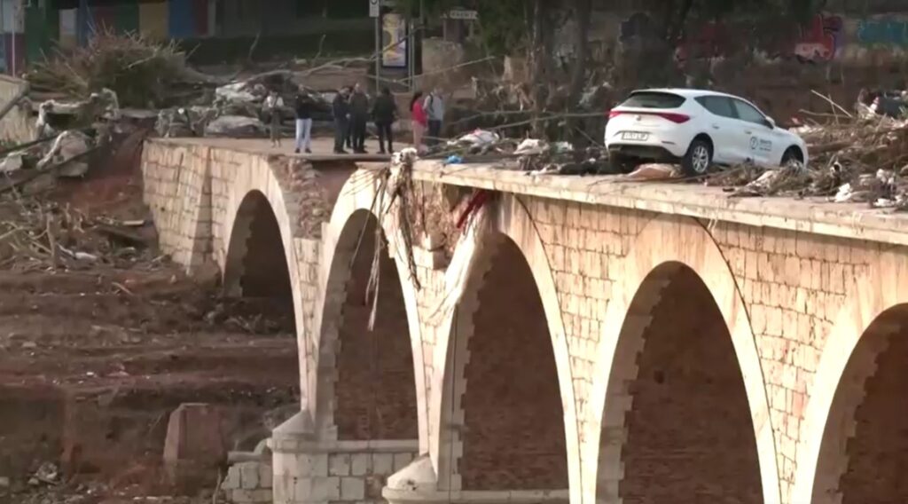 damages from floods in eastern Spain