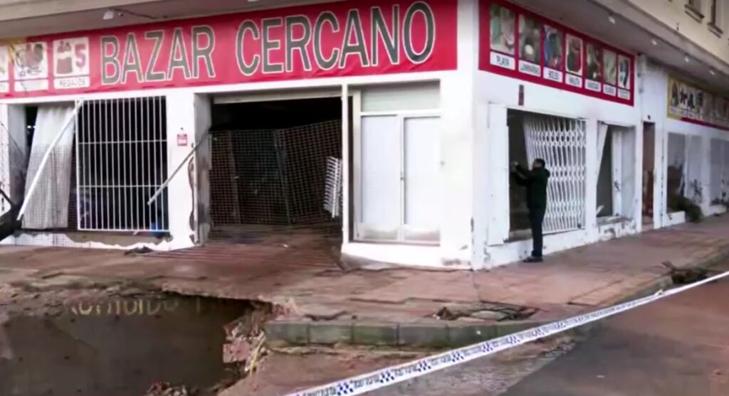 damages from floods in eastern Spain