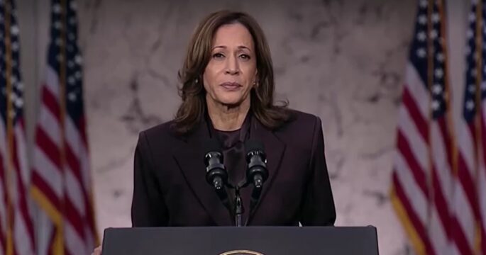 Harris takes stage to concede US election defeat to Trump