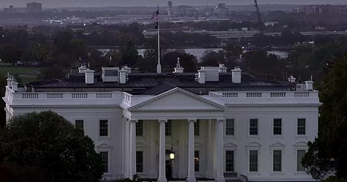 White House from aerial view