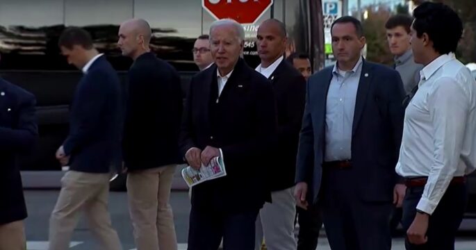 Biden after attended Mass in Rehoboth Beach, Delaware