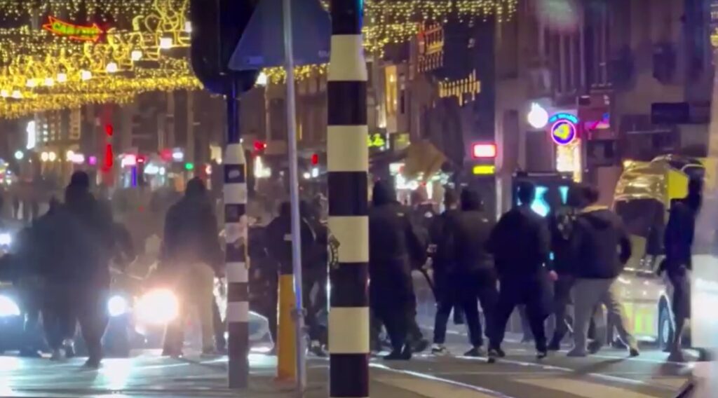 Men attacked in Amsterdam street after reports of violence targeting Israeli football fans