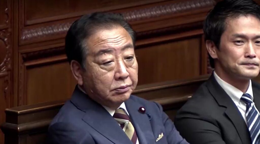 Yoshihiko Noda in Japan Parliament vote for Prime Minister