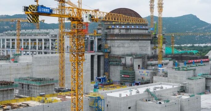 Tianwan Nuclear Power Station Unit 8 in Lianyungang City, East China's Jiangsu Province