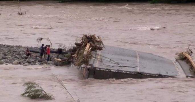 Tropical Storm Sara cuts off communities in northern Honduras