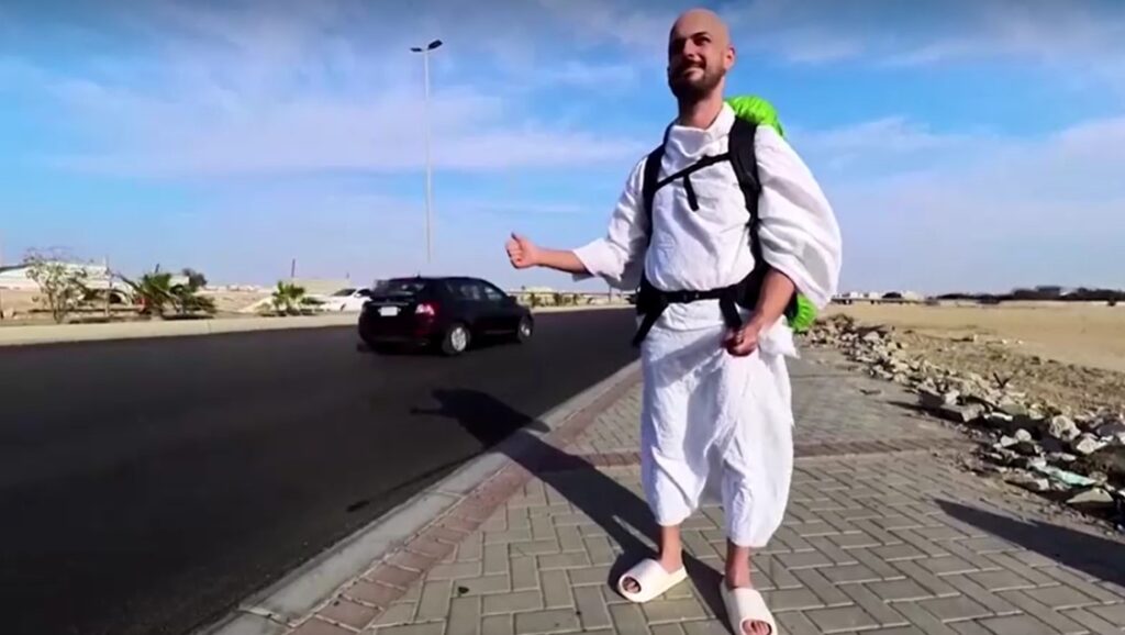 Egyptian adventurer reaches Japan after 274 days of overland travel hitchhiking