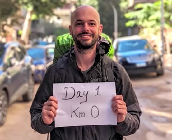 Egyptian adventurer reaches Japan after 274 days of overland travel day 1