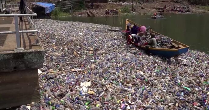 Plastic waste chokes Congo dam, causing widespread power cuts