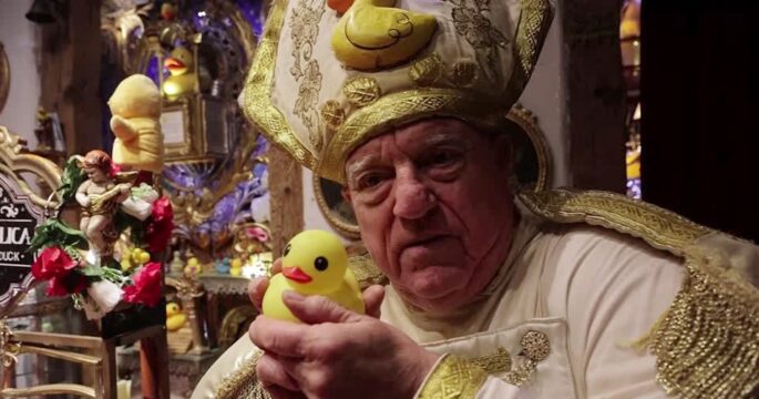 Quack! Madrid worships rubber ducks in special church