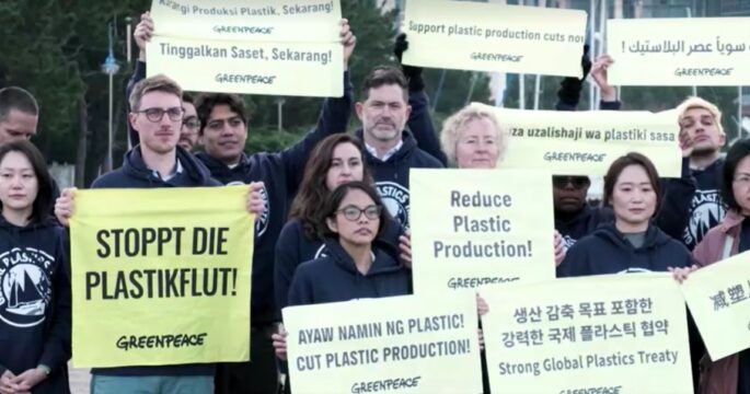 Greenpeace call for plastic treaty