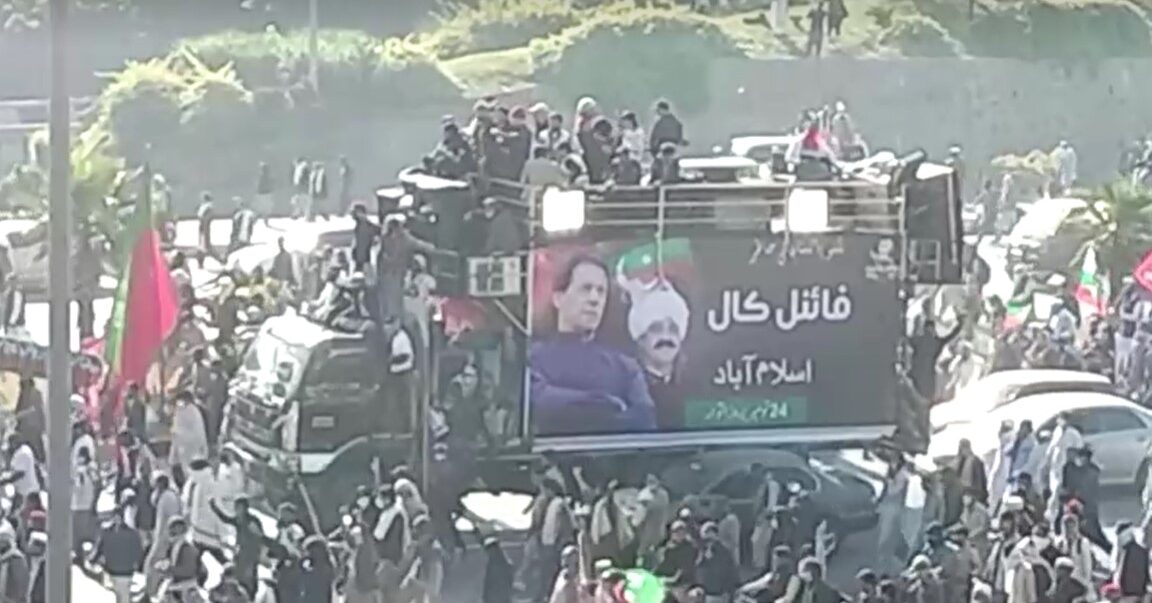 Imran Khan’s supporters enter Islamabad