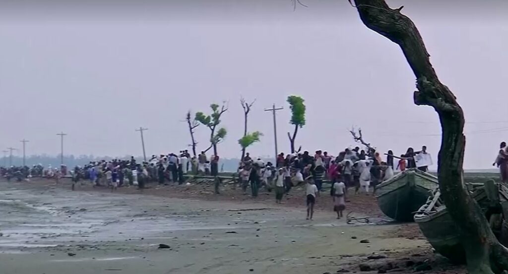 Rohingya fled from Myanmar