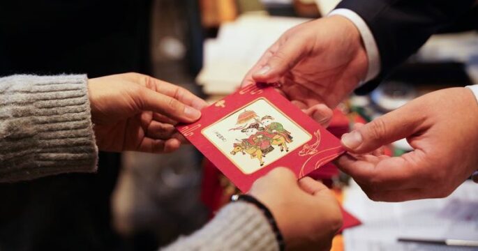 red envelop for Chinese Spring Festival