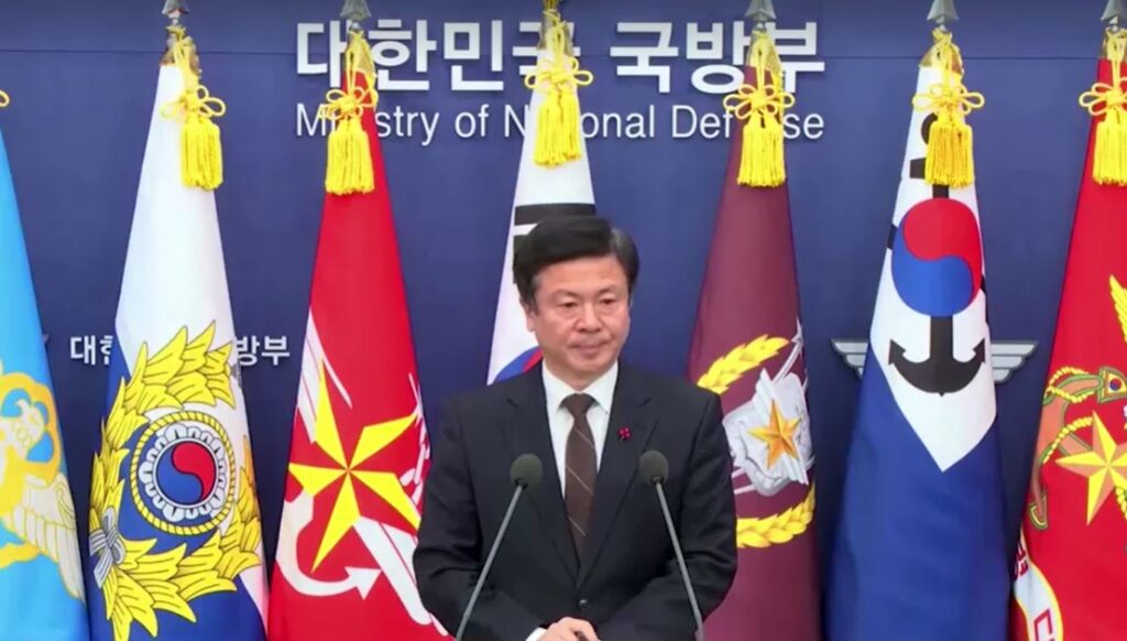 spokesperson of South Korean Defense Ministry