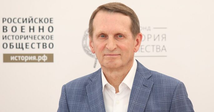 Sergei Naryshkin, the head of Russia's Foreign Intelligence Service