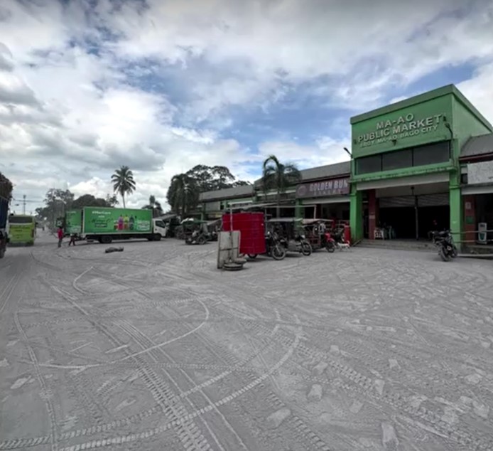 Philippine town covered in ash after Kanlaon volcano eruption