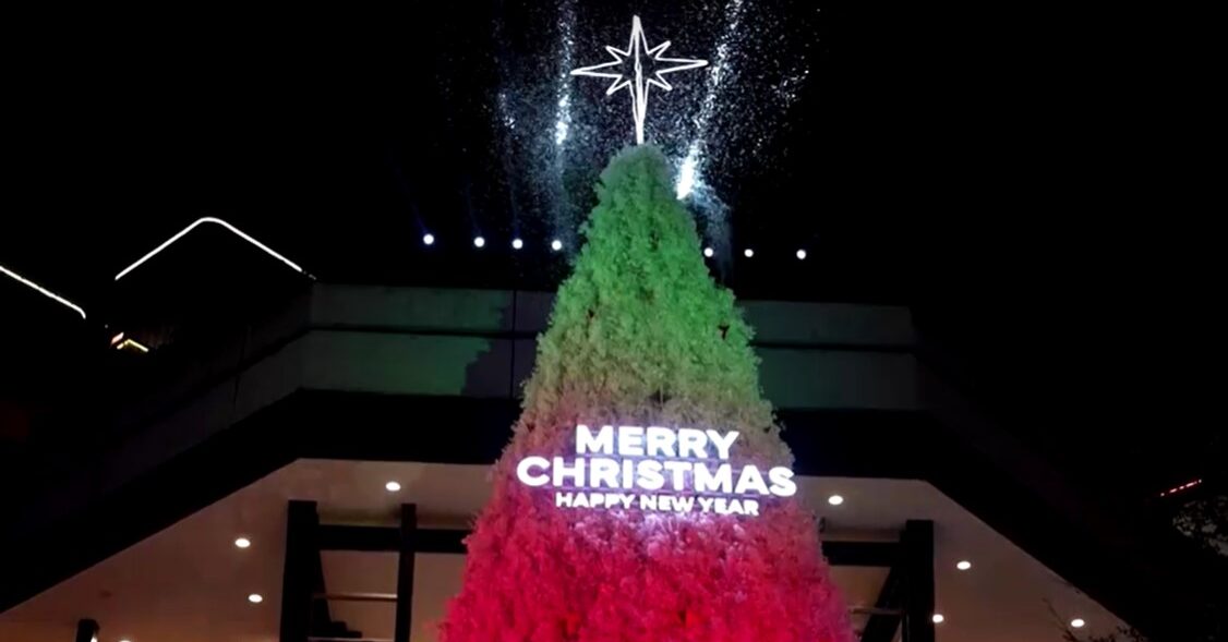 Christmas tree in Taipei