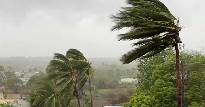 Cyclone Chido slams into Mozambique