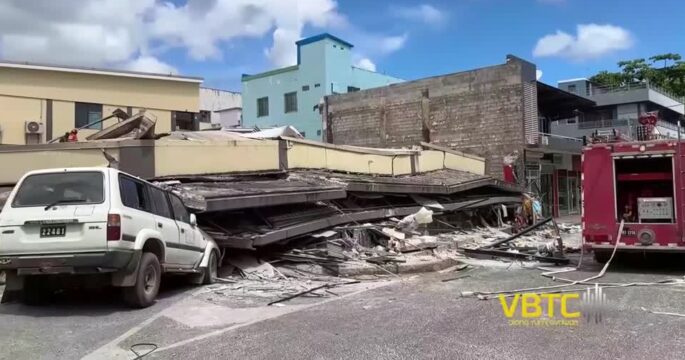 Magnitude 7.4 earthquake that struck Vanuatu leaves buildings damaged, vehicles crushed